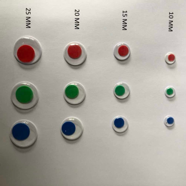 Ojos Móviles 15 Mm Autoadhesivos Colores Bolsas 100 Unidades 0 Ojos Móviles 15 Mm Autoadhesivos Colores Bolsas 100 Unidades 0