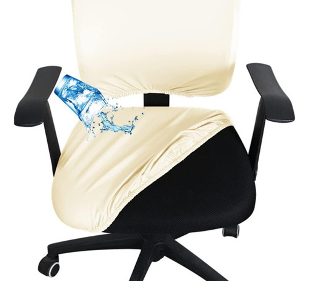Shukii Cubierta De Asiento Impermeable Para Silla De Escrito 0