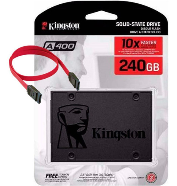 Kingston Ssd 240gb Disco Duro Solido Gamer + Cable Tranza 0