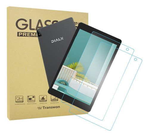 Transwon Protector De Pantalla De Vidrio Templado Para Dialn 0