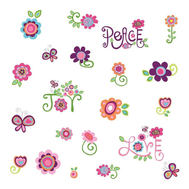 Vinilo Decorativo Pared [052fuqji] Flores 0