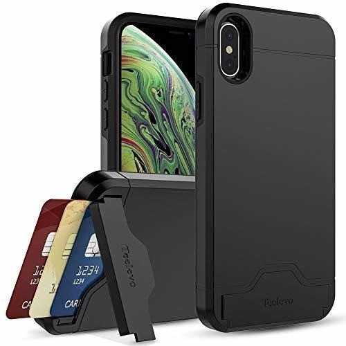 Teelevo - Funda Tipo Cartera Para iPhone XS (2018), Doble Ca 0