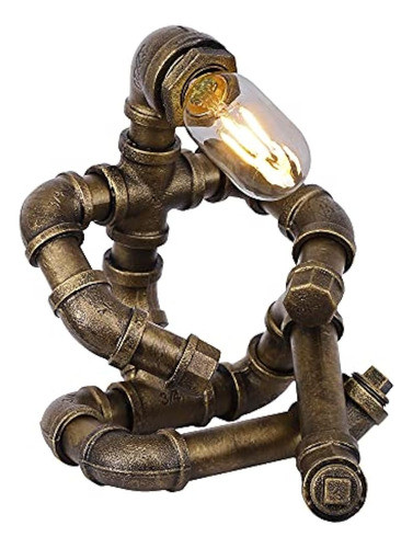 Robot De Lámparas De Mesa Steampunk, Robot De Lámparas De Me 0