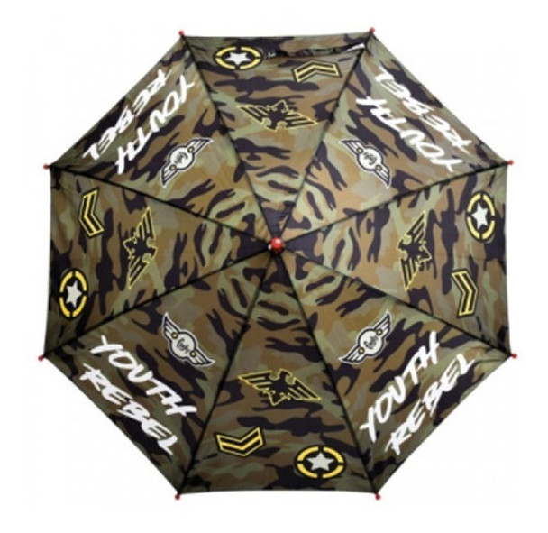 Paraguas Infantil De Tela Footy Camuflado 0