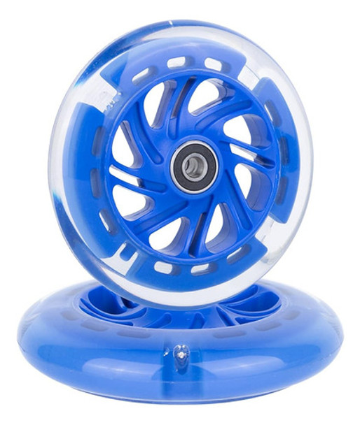 Aowesm 120mm Light Up Scooter Wheels 120 Mm Pu Led Flash Fla 0