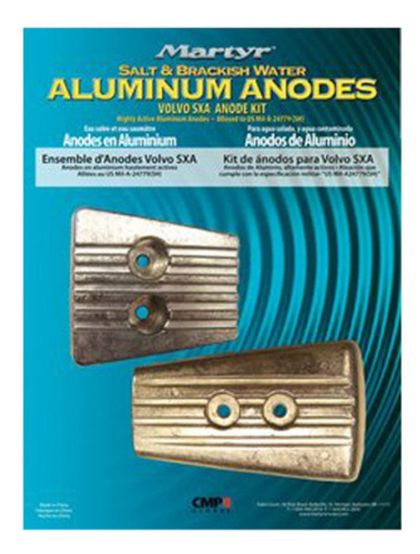 Kit De Ánodos De Aluminio Volvo 0