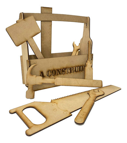 Caja De Herramientas Kit Fibrofacil - Juego Para Niños 0