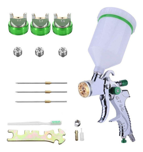 Pistola Gravedad Pintor Auto Pico 1.3 / 1.4 /2.0mm  F601 0