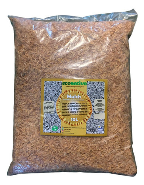 Mulch 10 L Ecosativa Protector De Suelo Con Mircroorganismos 0