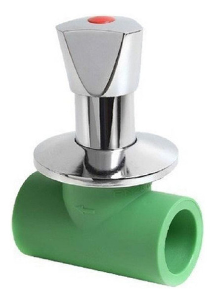 Llave De Paso Metal Teromfusion Palanca Piramidal 20mm 1/2 0