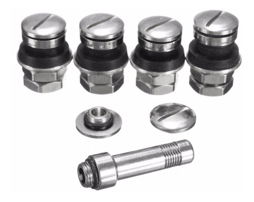 4pcs Universal Sigilo Al Ras Montaje Coche Rueda Neumático N 0