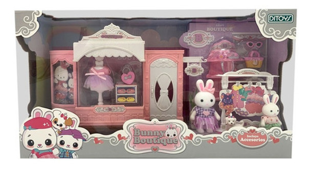 Play Set Bunny Boutique Con Accesorios Original Ditoys 0