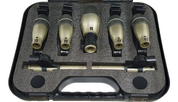 Kit De Bateria 7 Piezas Completo Con Valija Y Clamps Kit-smk 0