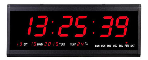 Reloj De Pared Digital Led De Gran Tamaño De 18.9 Pulgadas. 0