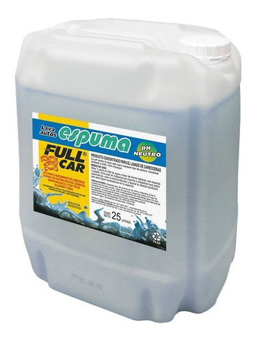 Shampoo Full Car Espuma Activa - Ph Neutro - 20 Litros 0