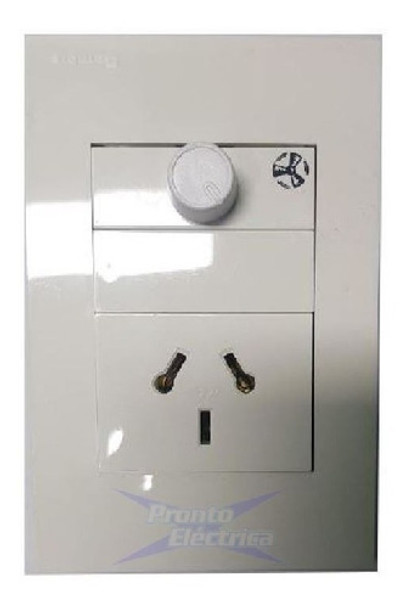 Llave Y Toma Dimmer Variador Ventilador Cambre Generico 0