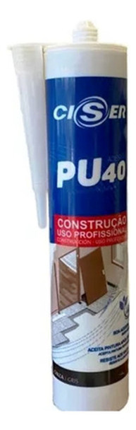 Ciser-sellador Pu40 Gris, Blanco Y Negro 400g 0