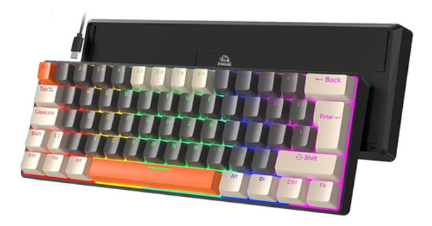 Ziyou Lang T60 Teclado Mecánico Para Juegos Con Cable 60% Tk 0