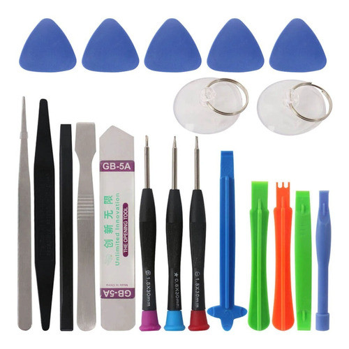 Kit De 21 Piezas Para Desarmar Celulares Desarmadores Etc. 0
