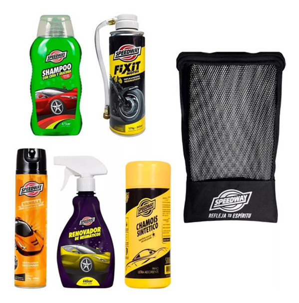 Kit Lavado Moto Auto Premium Motor Cachas Cubiertas 0