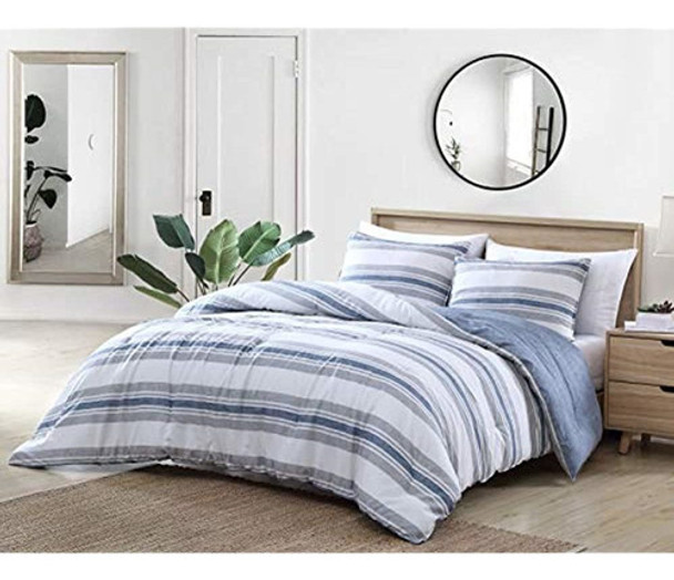 Nautica - Juego De Edredón Tamaño King, Ropa De Cama De Algo 0