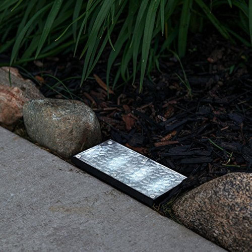 Ladrillo Solar Landscape Path Light 8x4 Empotrable Polyresin 0