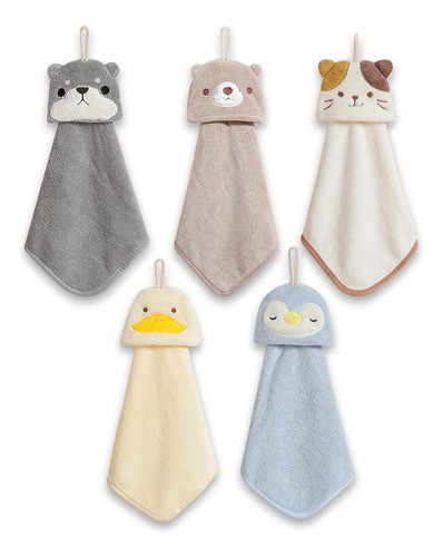 Pratique 5 Pack Lindas Toallas De Mano, Toallas De Baño Con 0