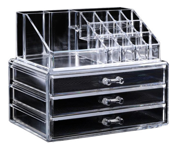 Organizador De Maquillaje Cosmetico Joyero Acrilico Cajones 0