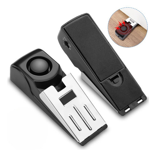 Mini Alarma Tope De Puerta De Seguridad Inalámbrica  120 Db 0