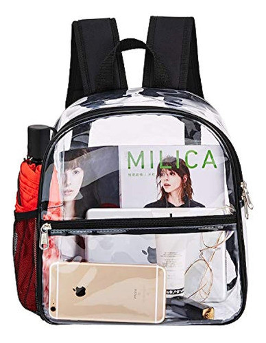 Mini Mochila Transparente Aprobada Por El Estadio, Mochila T 0