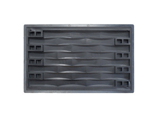 Molde Placa Anti Humedad Yeso 3d Wave 0