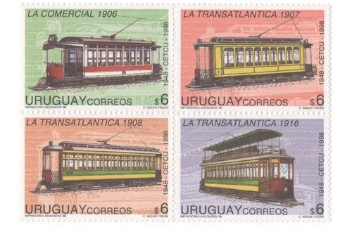 Transporte - Tranvías - Uruguay - Serie Mint 0