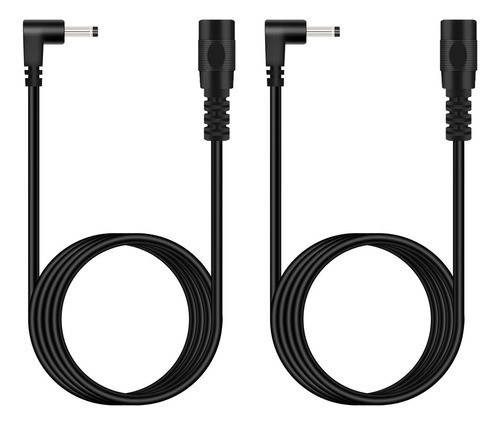 Fancasee Paquete De 2 Cables De Extensin De Alimentacin Cc D 0