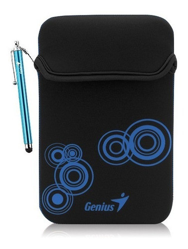 Funda Para Tablet 7 Con Lápiz Genius Negra Districomp 0