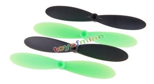 4pcs/set Cuchillas Hubsan X4 H107c Rc Quadcopter Blade Repue 0
