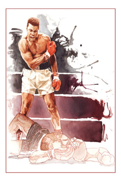 Cassius Clay Mohamed Ali - Boxeo Deportes - Lámina 45x30 Cm. 0