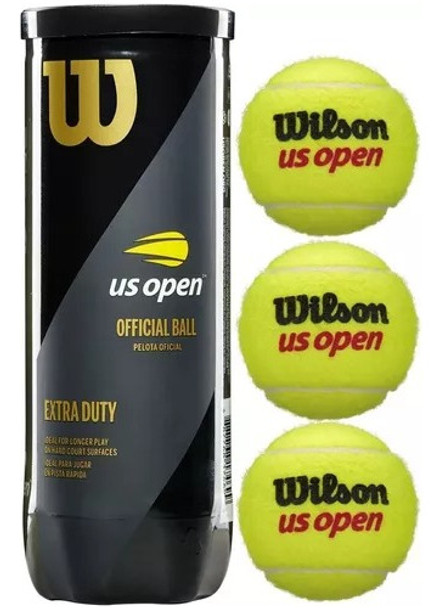 Pelota De Tenis Wilson Us Open X3 Tubo De Pelotas 0