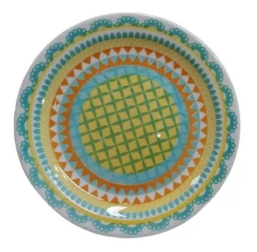 Plato De Postre Ceramica Con Diseños 20 Cm Vajilla Loza 0