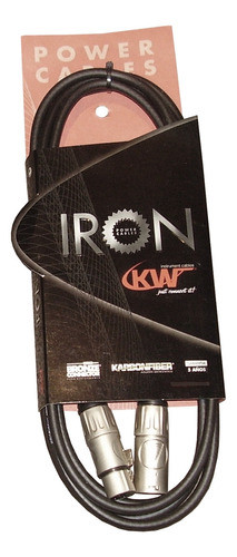 Cable Microfono Kwc Iron 241 Canon/canon Standard 3 Mts Prm 0
