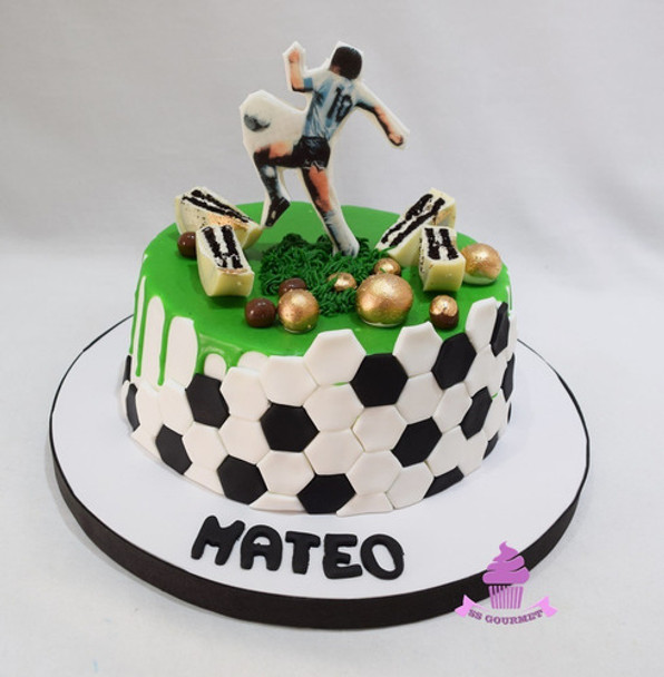 Torta Argentina Diego - Futbol Maradona Messi Pelota 0