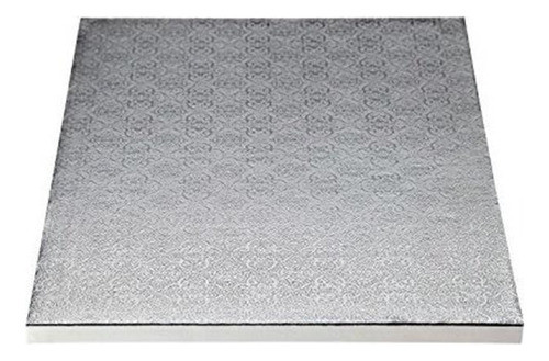 14 Tambor Cuadrado Plateado 12 0