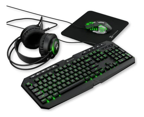 Teclado Y Mouse Para Juegos Y Auriculares Y Alfombrilla Para 0