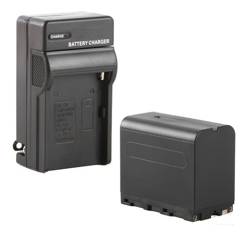 Kit Cargador Y Batería F970 Iluminacion Luz Continua Click 0