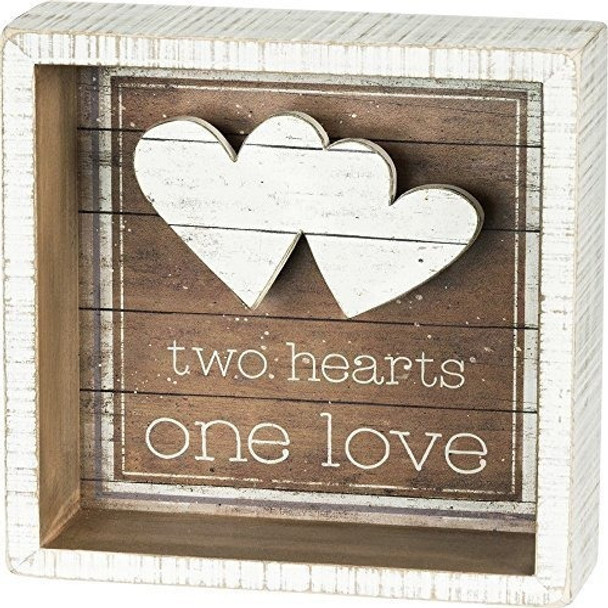 Primitivas Por Kathy Reverse Box Sign - Dos Corazones Un Amo 0