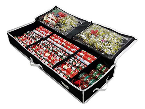 Organizador De Almacenamiento De Papel De Regalo: Organiza F 0