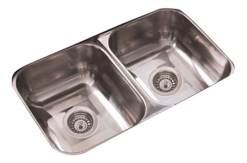 Pileta Doble Bacha Cocina Acero Johnson C28/18 * 0