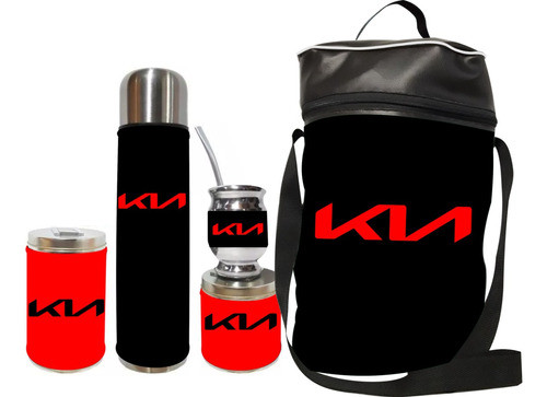 Equipo De Mate Completo Set Matero Kia. Ecocuero 0