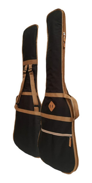 Funda Acolchada De Bajo Eléctrico Estilo Mochila 0