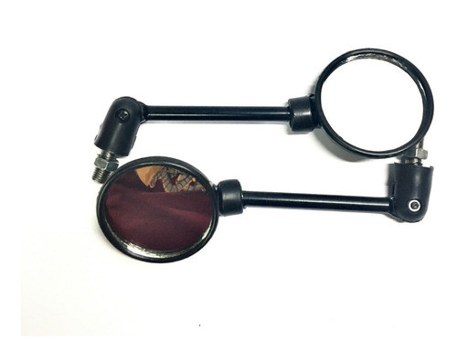 Juego Espejos Tunning Rebatible Redondos Moto Universales. 0