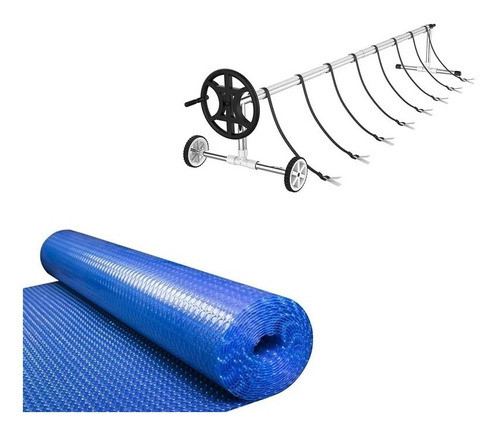 Manta Térmica Para Piscinas 600 (4 X 3) + Enrollador 0